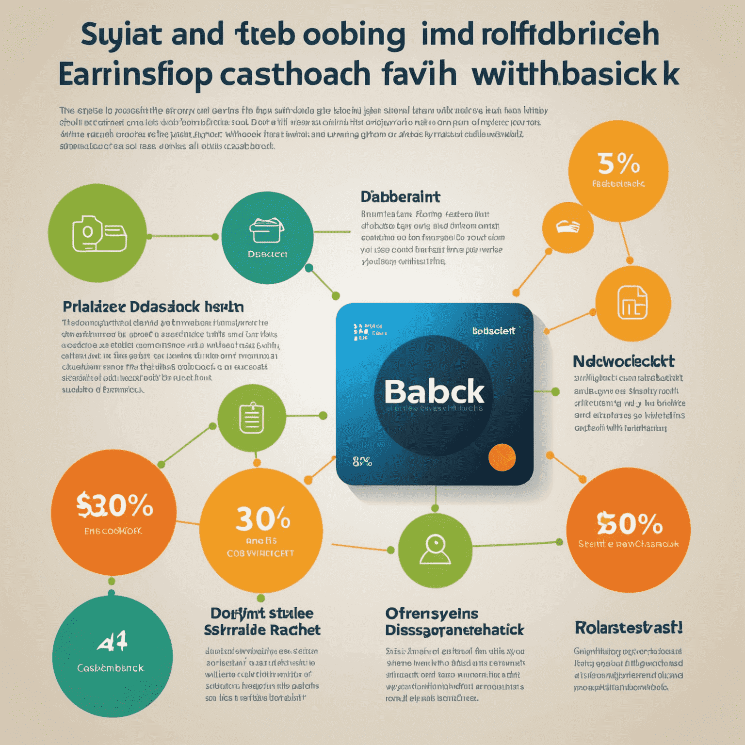 Infographic showing the step-by-step process of earning and withdrawing cashback with Disbacket